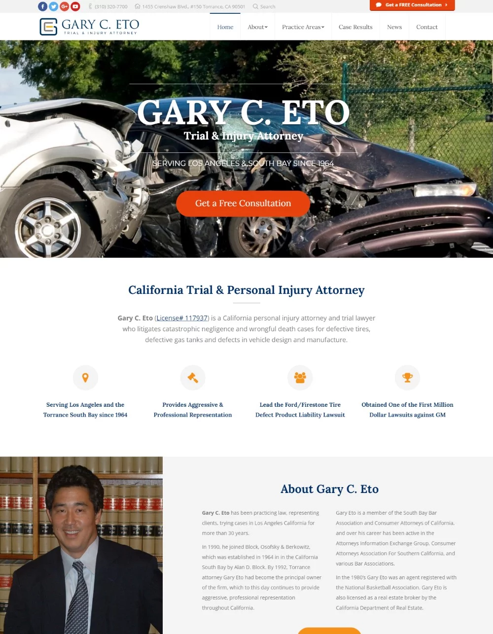 Gary C. Eto Trial & Injury Attorney